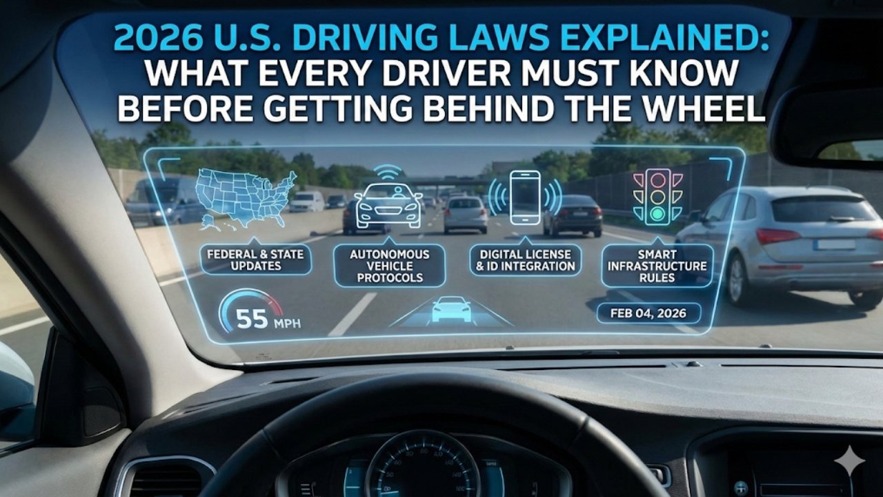 2026 U.S. Driving Laws Explained: What Every Driver Must Know Before Getting Behind the Wheel
