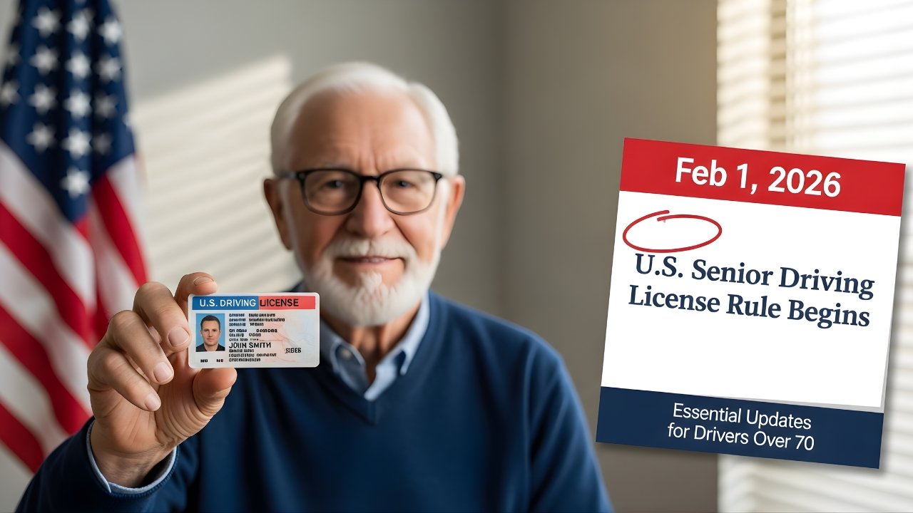 U.S. Senior Driving License Rule Begins Feb 1, 2026 – Essential Updates for Drivers Over 70