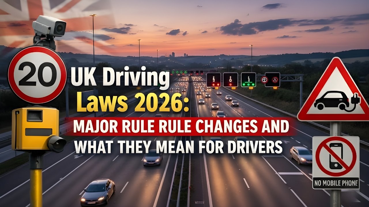 UK Driving Laws 2026: Major Rule Changes and What They Mean for Drivers