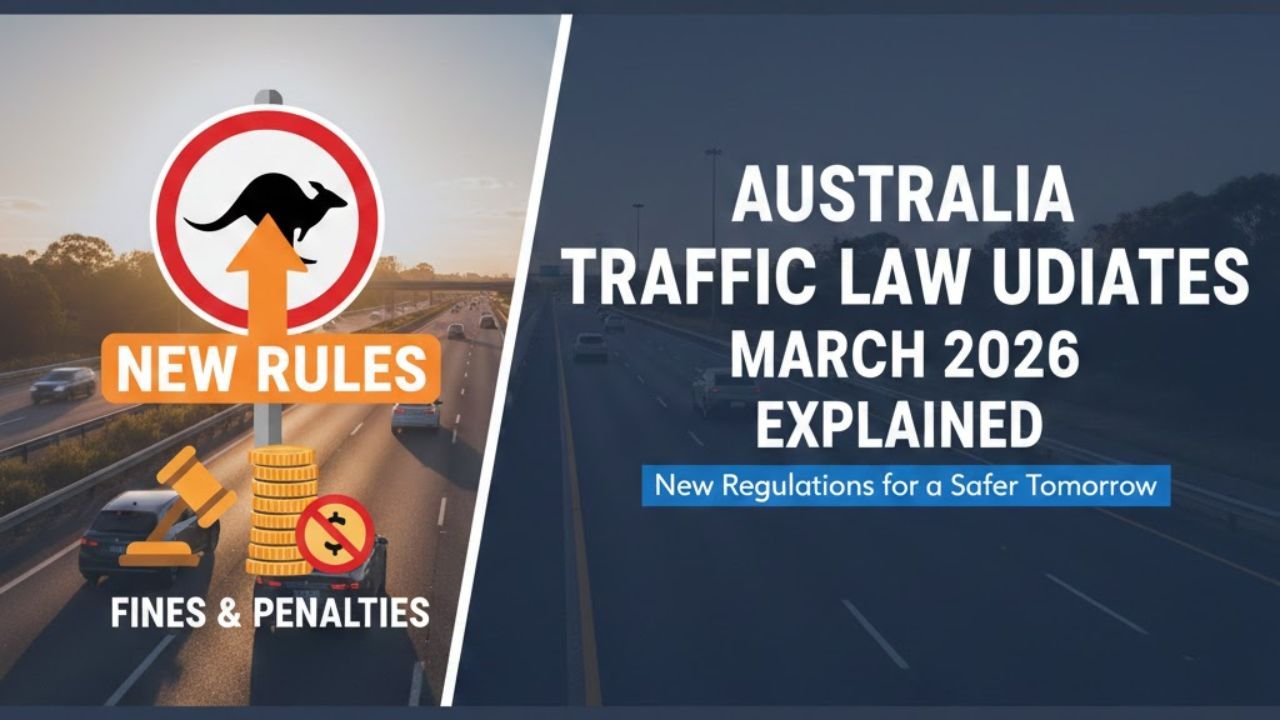 Australia Traffic Law Updates March 2026: New Rules, Fines & Penalties Explained