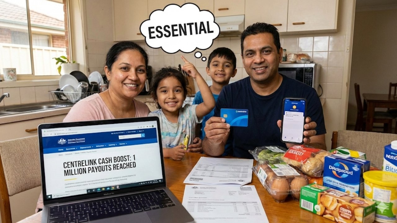 Centrelink Cash Boost Hits 1 Million Payouts — Why Families Say It’s “Essential