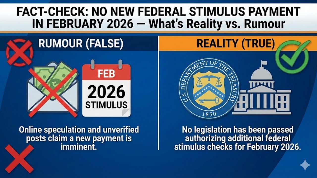 Fact-Check: No New Federal Stimulus Payment in February 2026 — What’s Reality vs. Rumour
