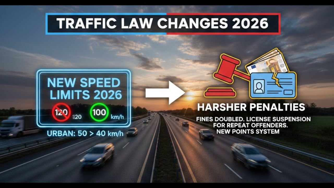 From Speed Limits to Penalties: Key Traffic Law Changes Drivers Face in 2026