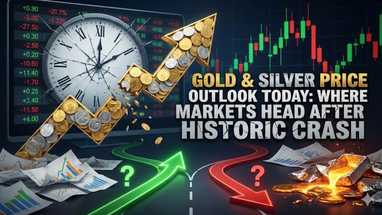 Gold & Silver Price Outlook Today: Where Markets Head After Historic Crash