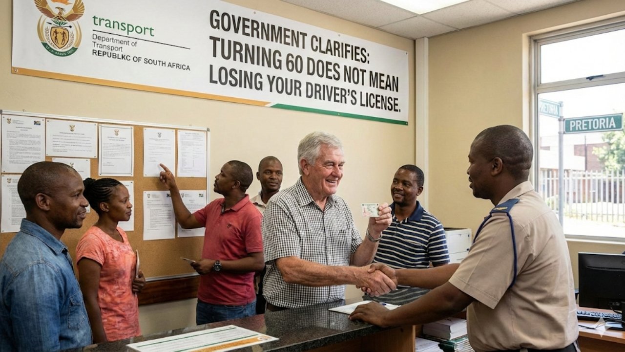 Government Clarifies: Turning 60 Does Not Mean Losing Your Driver’s License in South Africa