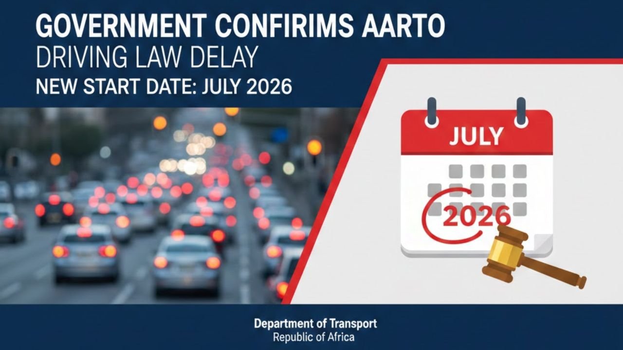 Government Confirms AARTO Driving Law Delay, New Start Date Set for July 2026