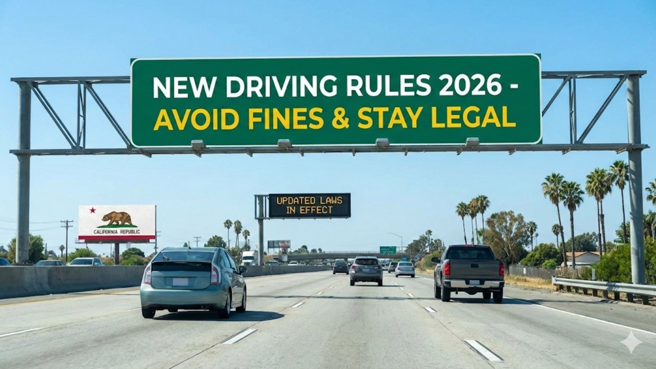 New Driving Rules in California for 2026: Avoid Fines & Stay Legal