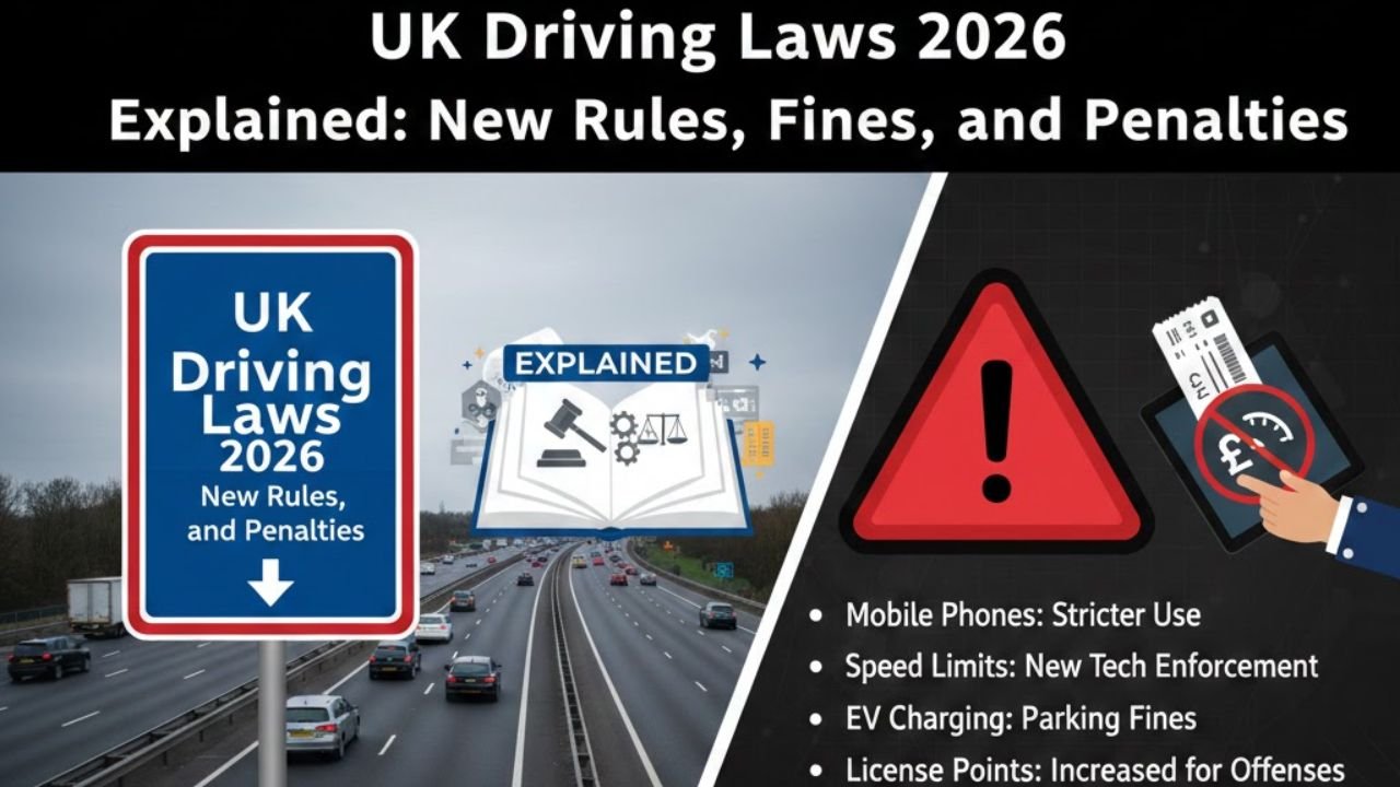 UK Driving Laws 2026 Explained: New Rules, Fines, and Penalties